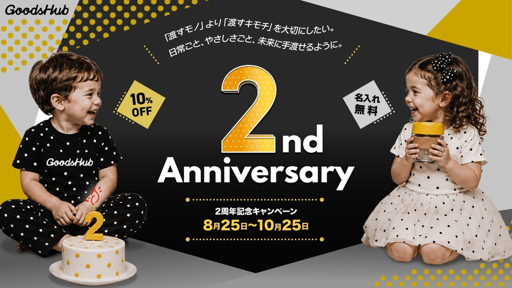 GoodsHub2周年記念キャンペーンのお知らせ