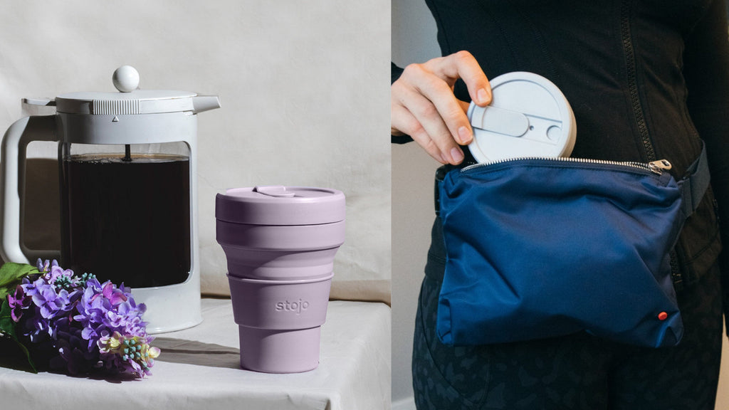 【新商品追加】使い捨てカップを減らす、クシャッと折りたためるマイタンブラー「stojo(ストージョ)」の取り扱いを開始しました。