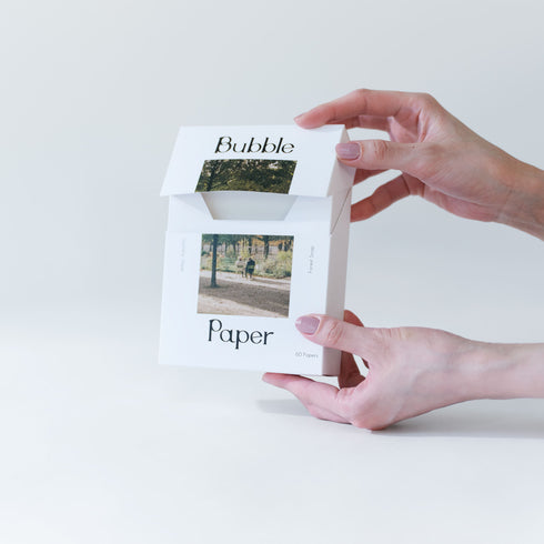 Bubble Paper植物性洗濯シート 28枚入り