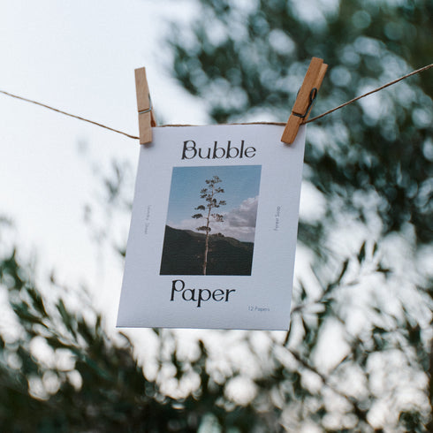 Bubble Paper植物性洗濯シート 12枚入り