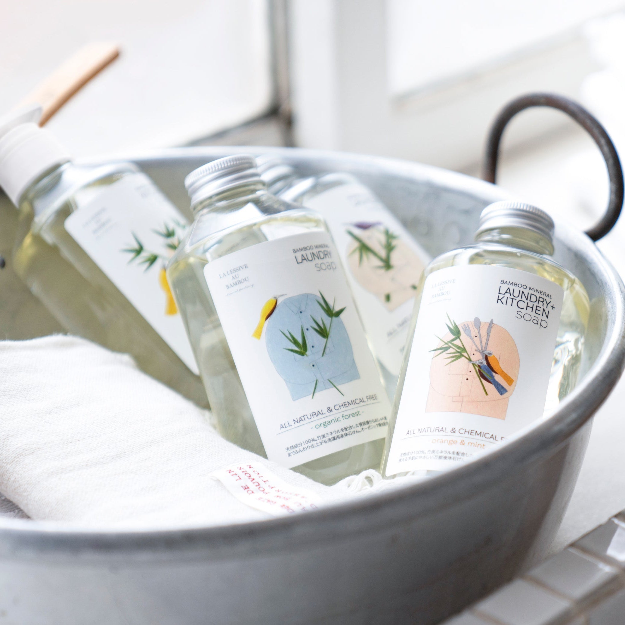 LA LESSIVE AU BAMBOU ‐ BAMBOO MINERAL キッチンソープ （無香料
